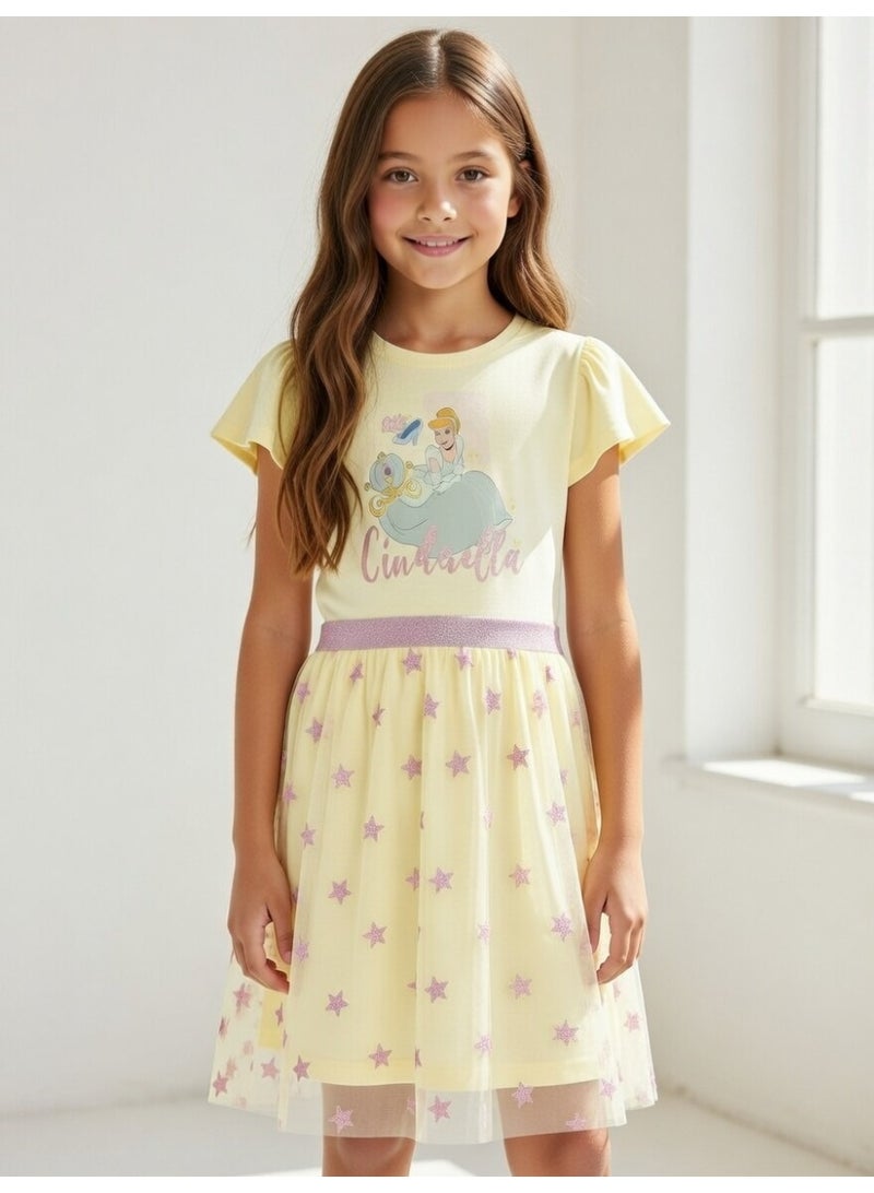 Cinderella Cendrella  | Tulle Dress | Yellow - Image 1